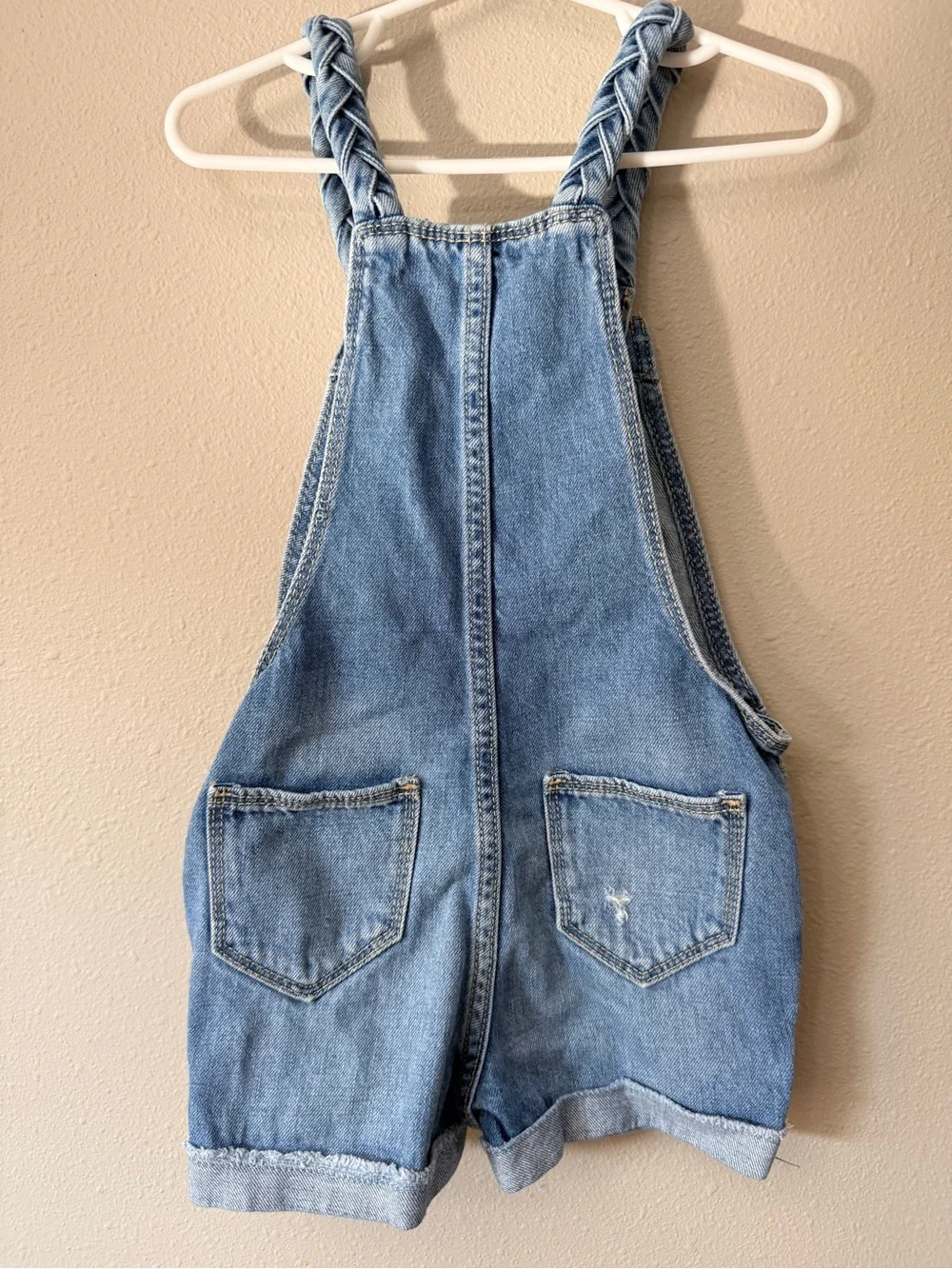 GAP Toddler Girls' Denim Overall Shorts